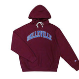 Sweat capuche Bordeaux 'Belleville'