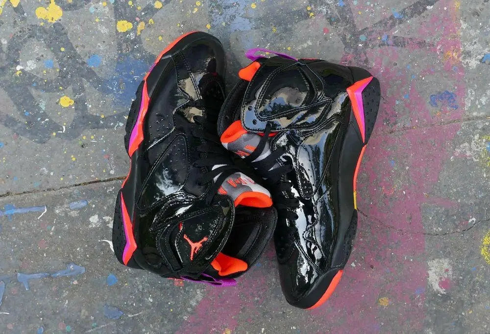 Air Jordan 7 Black Patent GS Jordan