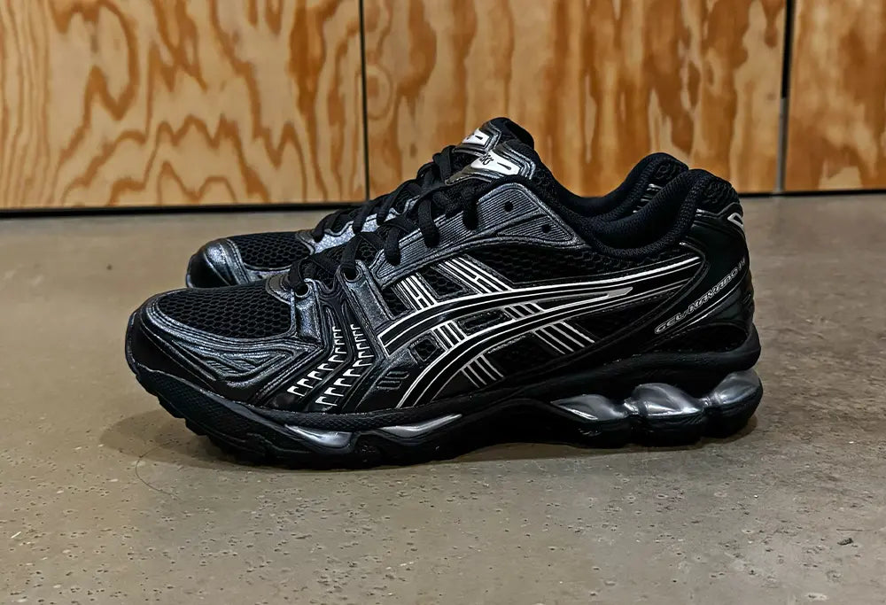 Asics Gel-Kayano 14 Black Pure Silver Asics