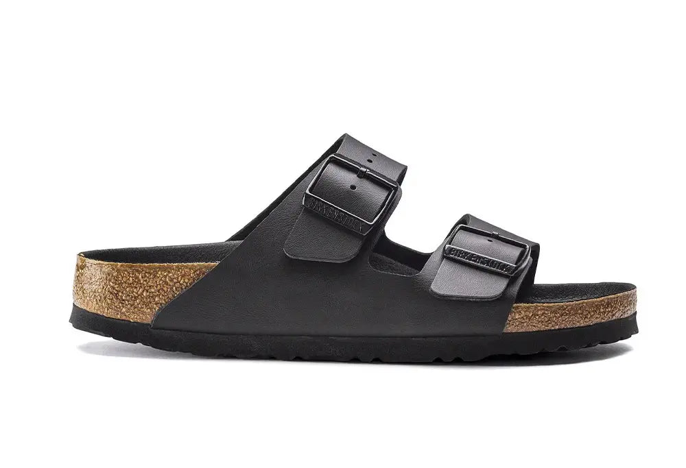 Birkenstock Arizona  Birko-Flor Triples Black - Regular Fit Birkenstock