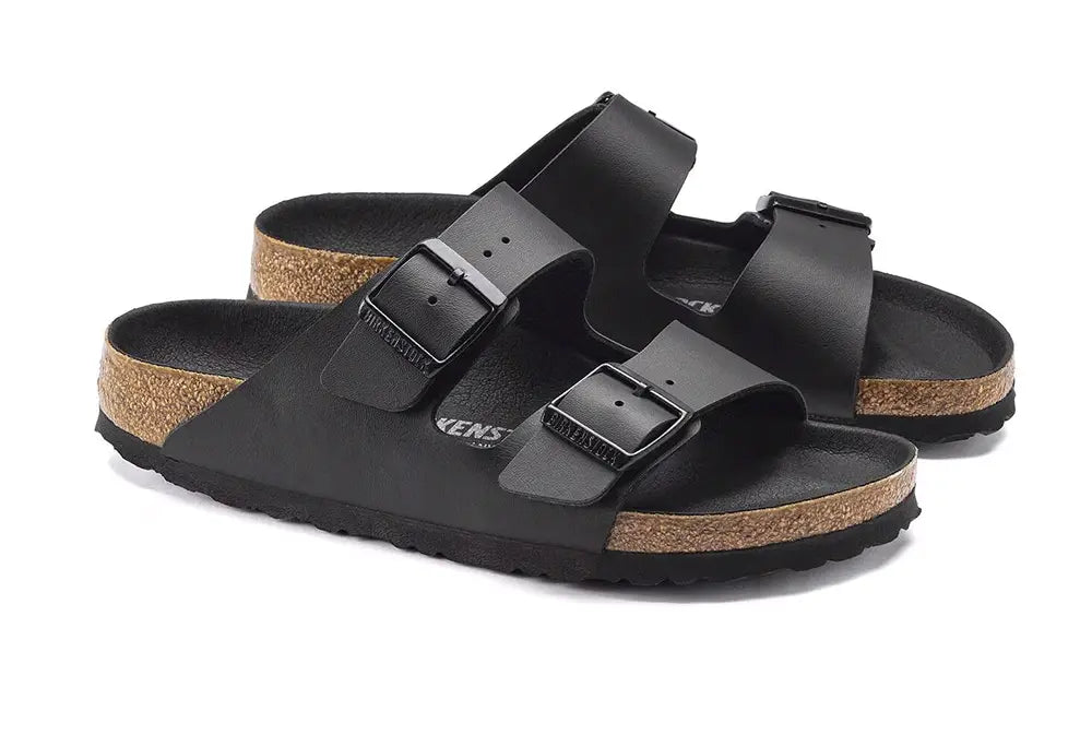 Birkenstock Arizona  Birko-Flor Triples Black - Regular Fit Birkenstock