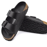 Birkenstock Arizona  Birko-Flor Triples Black - Regular Fit Birkenstock