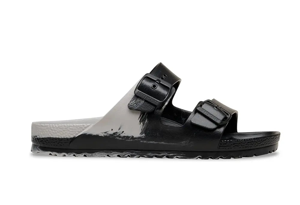 Birkenstock Arizona EVA - Stone Coin / Black Multi - REGULAR FIt Birkenstock