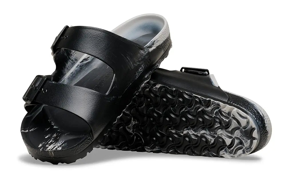 Birkenstock Arizona EVA - Stone Coin / Black Multi - REGULAR FIt Birkenstock
