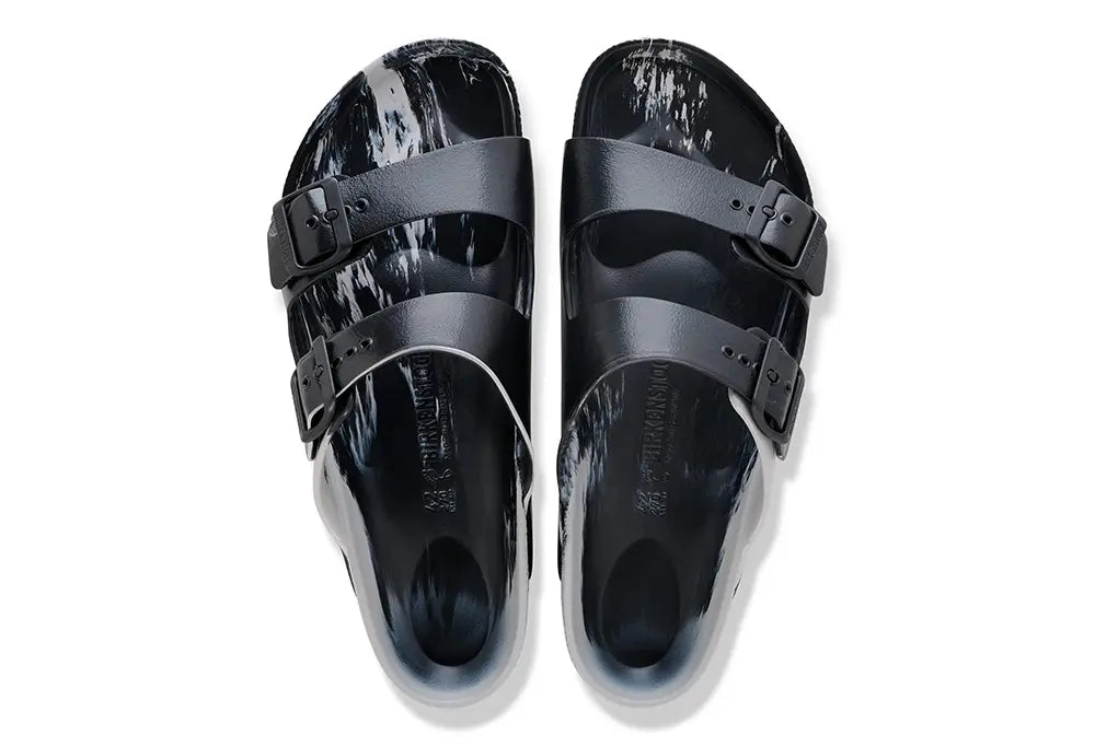 Birkenstock Arizona EVA - Stone Coin / Black Multi - REGULAR FIt Birkenstock