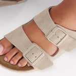 Birkenstock Arizona LEVE Oyster - NARROW FIT Birkenstock