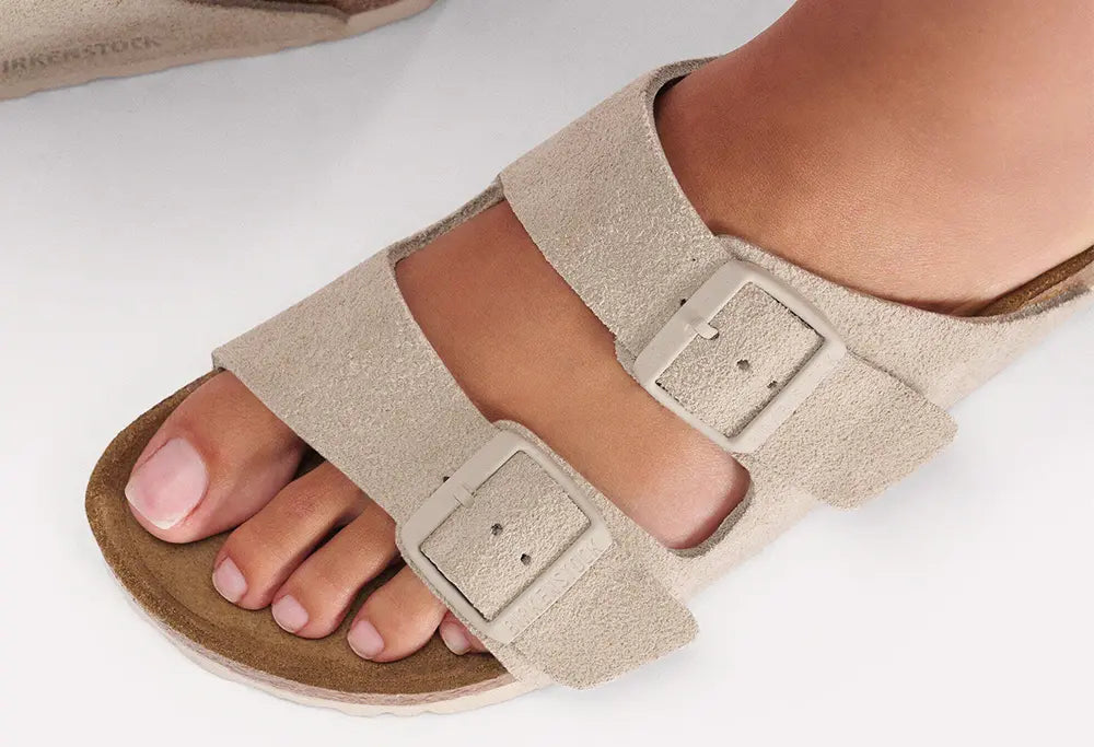Birkenstock Arizona LEVE Oyster - NARROW FIT Birkenstock
