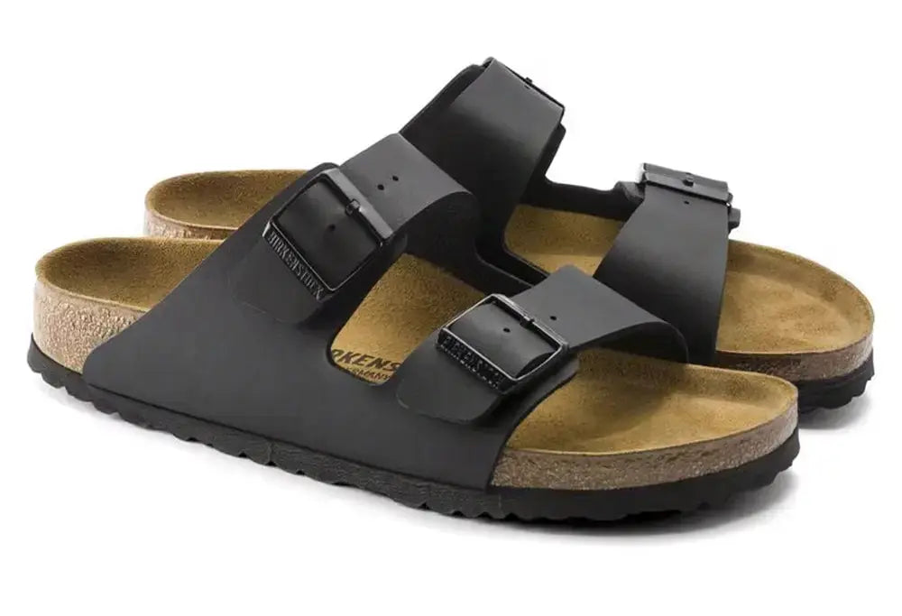 Birkenstock Arizona Birko-Flor - Noir - NARROW FIT Birkenstock