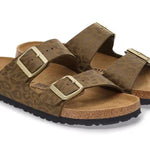 Birkenstock Arizona Leopard Khaki - NARROW FIT Birkenstock