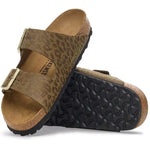 Birkenstock Arizona Leopard Khaki - NARROW FIT Birkenstock