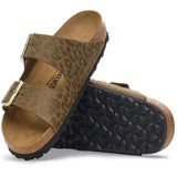 Birkenstock Arizona Leopard Khaki - NARROW FIT Birkenstock