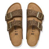 Birkenstock Arizona Leopard Khaki - NARROW FIT Birkenstock