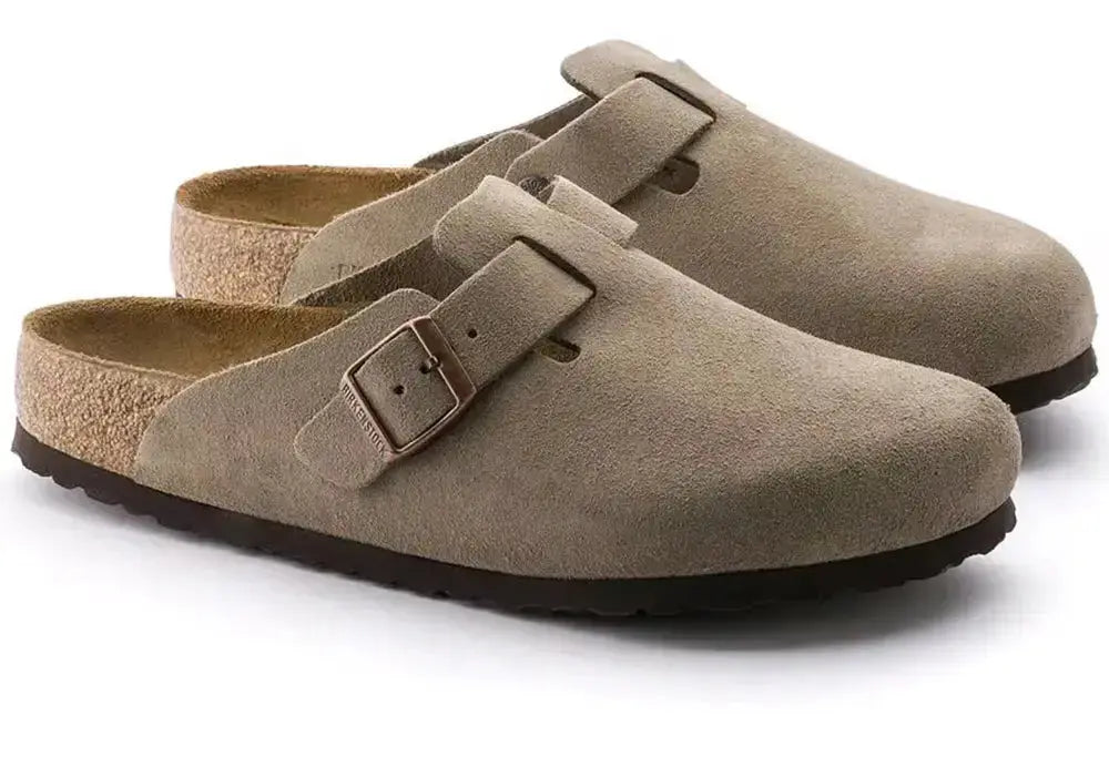 Birkenstock Boston BS Taupe - NARROW FIT Birkenstock