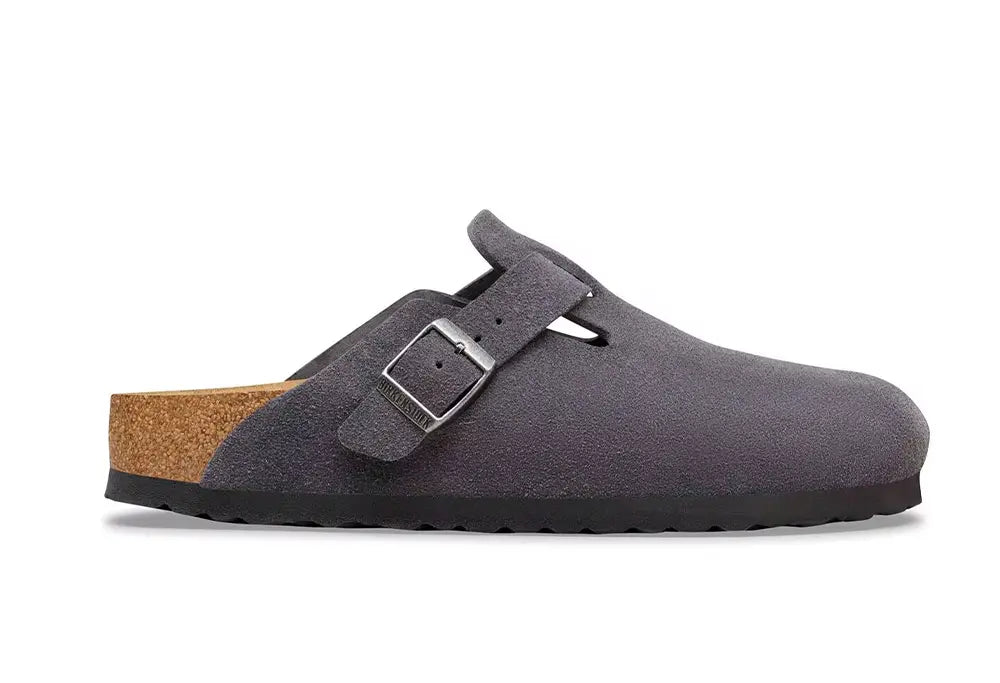 Birkenstock Boston Charcoal - REGULAR FIT Birkenstock
