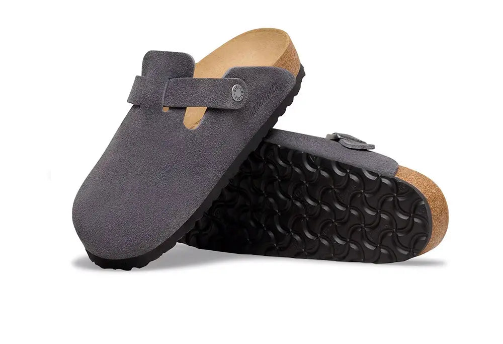 Birkenstock Boston Charcoal - REGULAR FIT Birkenstock
