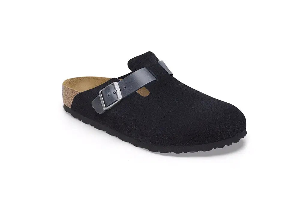 Birkenstock Boston Cuir Mixte Minuit REGULAR FIT Birkenstock