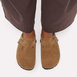 Birkenstock Boston Dark Tea - REGULAR FIT Birkenstock