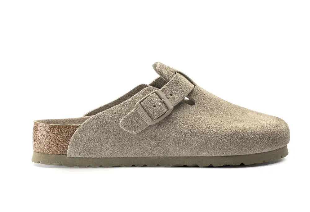 Birkenstock Boston Faded Khaki NARROW FIT Birkenstock