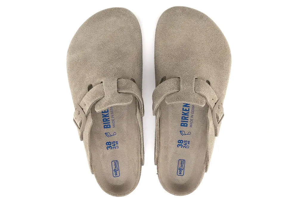 Birkenstock Boston Faded Khaki NARROW FIT Birkenstock