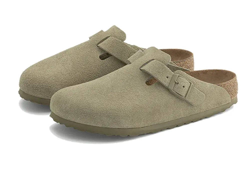 Birkenstock Boston Faded Khaki REGULAR FIT Birkenstock