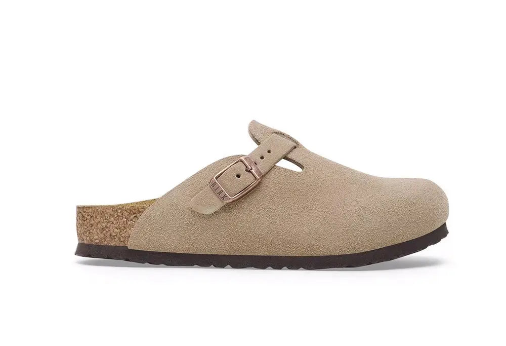 Birkenstock Boston Kids Suede Taupe Birkenstock