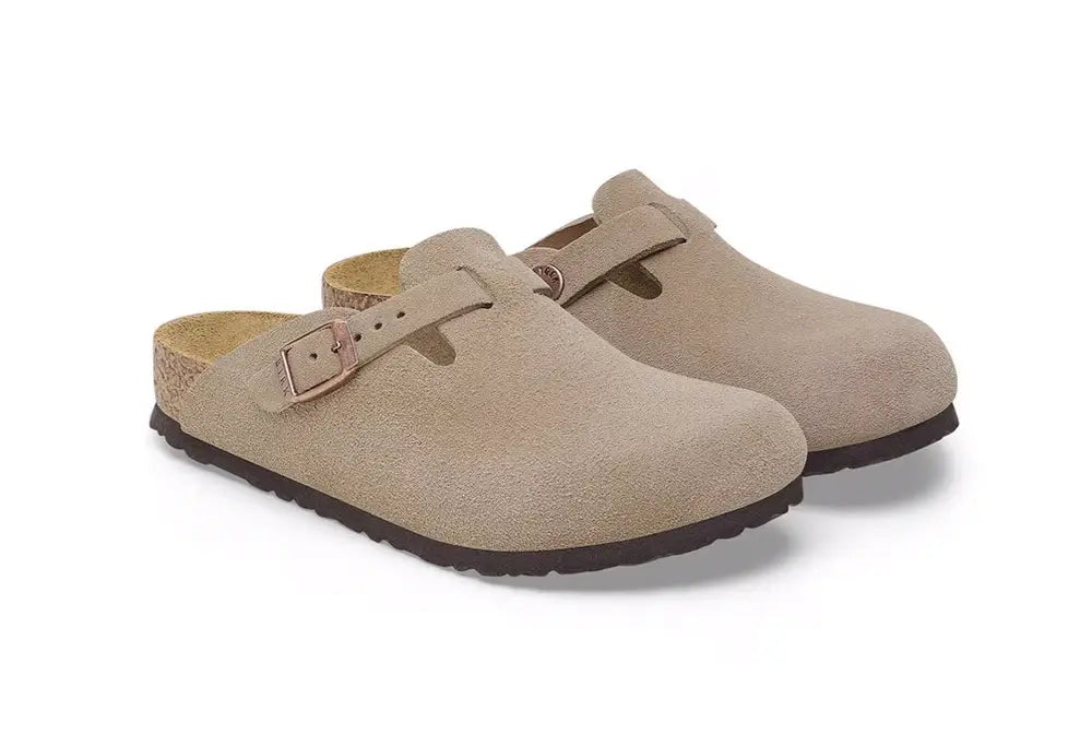 Birkenstock Boston Kids Suede Taupe Birkenstock