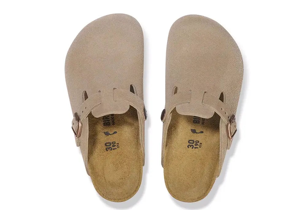 Birkenstock Boston Kids Suede Taupe Birkenstock