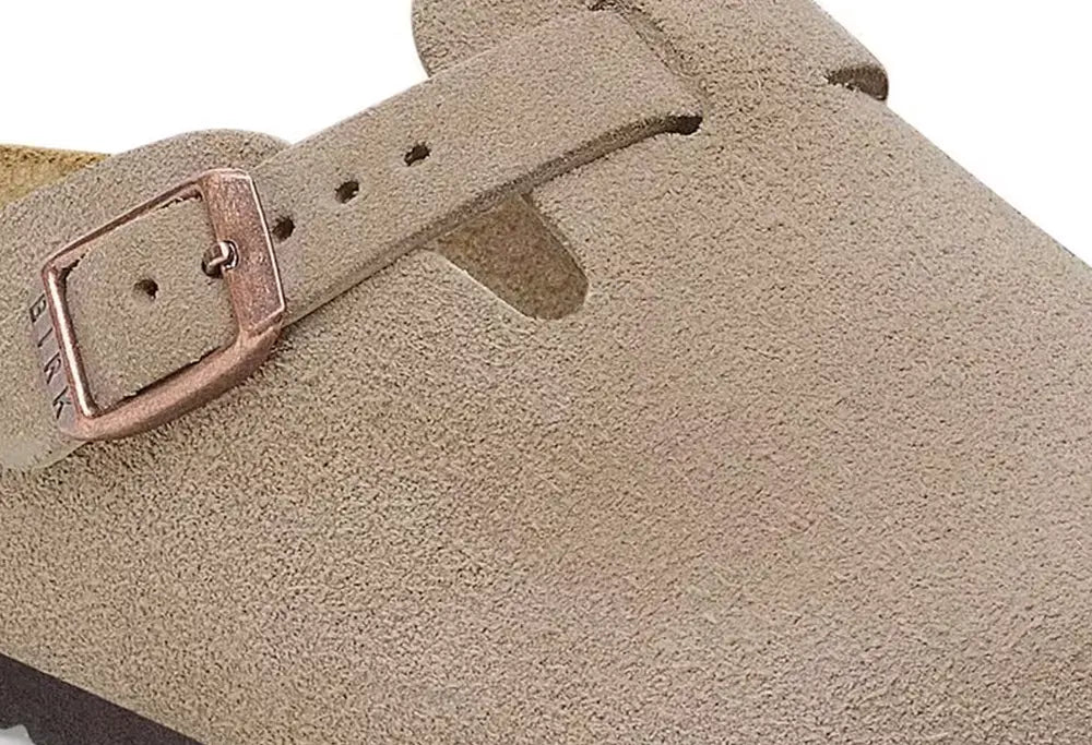 Birkenstock Boston Kids Suede Taupe Birkenstock