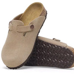 Birkenstock Boston Kids Suede Taupe Birkenstock