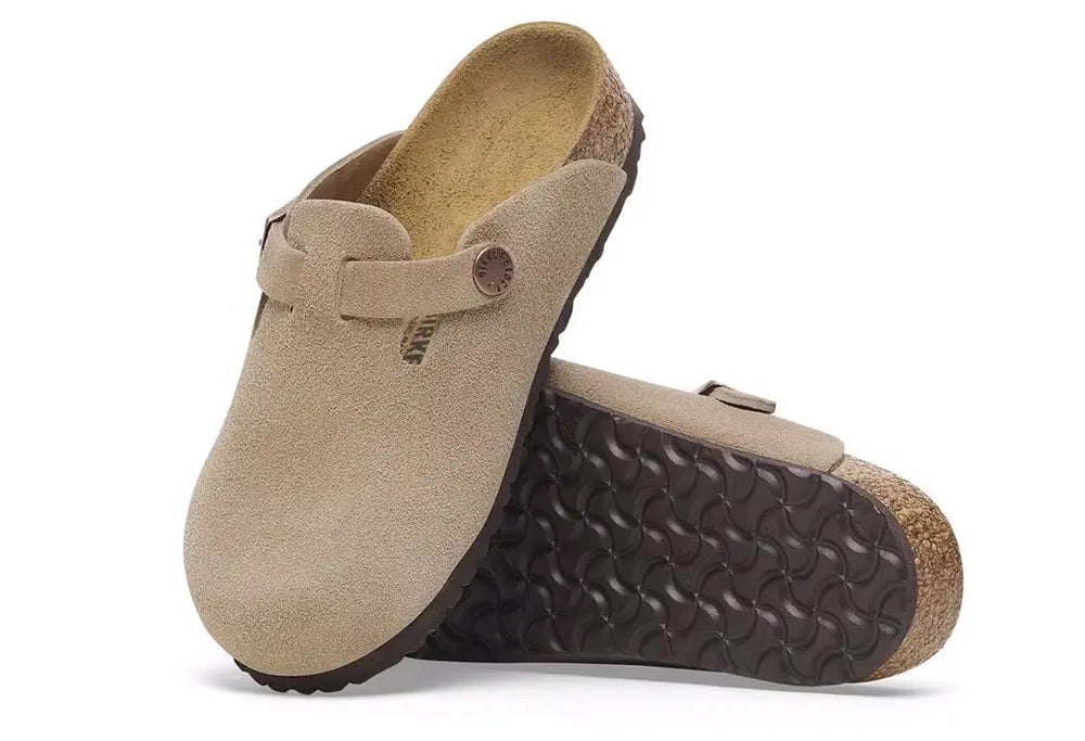 Birkenstock Boston Kids Suede Taupe Birkenstock