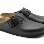 Birkenstock Boston Natural Leather Noir - REGULAR FIT - Birkenstock