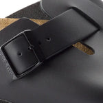 Birkenstock Boston Natural Leather Noir - REGULAR FIT - Birkenstock