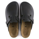 Birkenstock Boston Natural Leather Noir - REGULAR FIT - Birkenstock