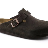 Birkenstock Boston Soft Suede Mocca - NARROW FIT - Birkenstock
