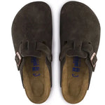 Birkenstock Boston Soft Suede Mocca - NARROW FIT - Birkenstock