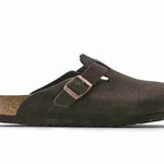 Birkenstock Boston Soft Suede Mocca - NARROW FIT - Birkenstock
