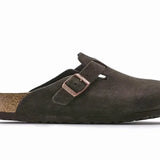 Birkenstock Boston Soft Suede Mocha - REGULAR FIT - Birkenstock