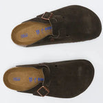 Birkenstock Boston Soft Suede Mocha - REGULAR FIT - Birkenstock