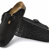 Birkenstock Boston Soft Suede Noir - NARROW FIT - Birkenstock