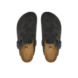 Birkenstock Boston Velvet Grey NARROW FIT Birkenstock