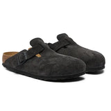 Birkenstock Boston Velvet Grey REGULAR FIT Birkenstock