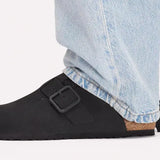 Birkenstock Boston Wire Buckle Cuir Nubuck - Regular Fit - Birkenstock