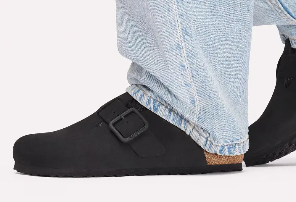 Birkenstock Boston Wire Buckle Cuir Nubuck - Regular Fit - Birkenstock