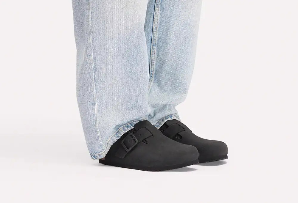 Birkenstock Boston Wire Buckle Cuir Nubuck - Regular Fit - Birkenstock