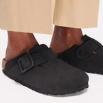 Birkenstock Boston Wire Buckle Cuir Nubuck - Regular Fit - Birkenstock