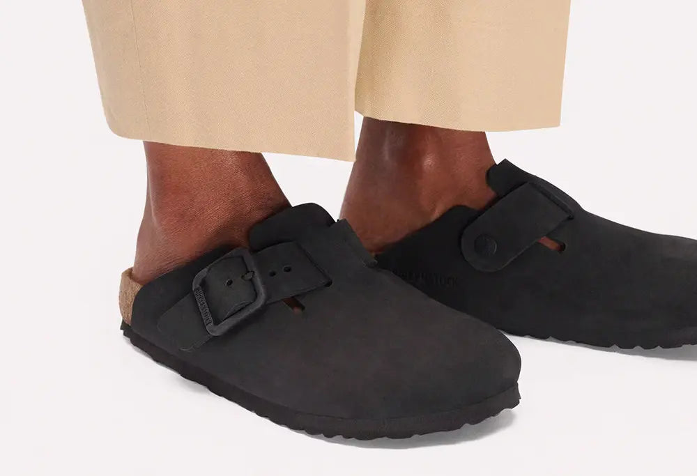 Birkenstock Boston Wire Buckle Cuir Nubuck - Regular Fit - Birkenstock