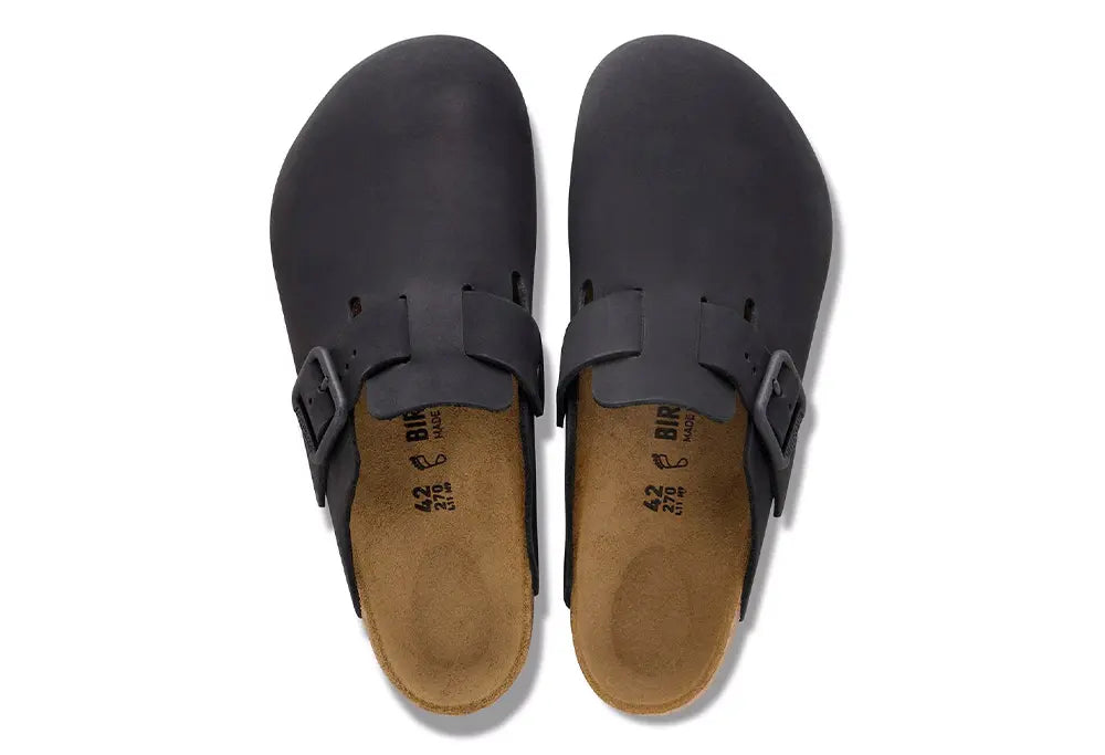 Birkenstock Boston Wire Buckle Cuir Nubuck - Regular Fit - Birkenstock