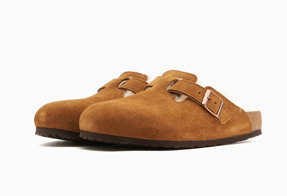 Birkenstock Boston en fourrure d’agneau NARROW FIT Birkenstock