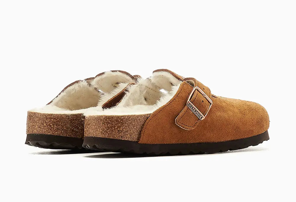 Birkenstock Boston en fourrure d’agneau REGULAR FIT Birkenstock