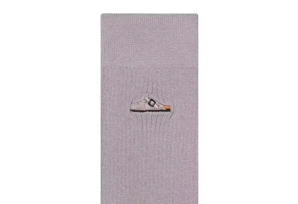 Birkenstock Cotton Ribbed Socks - Stone Coin - Birkenstock